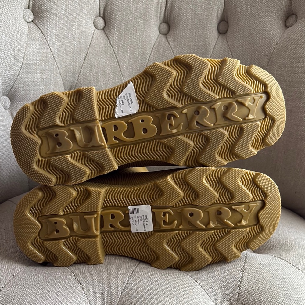 Authentic Burberry Textured Ankle Boots - Picture 11 of 11